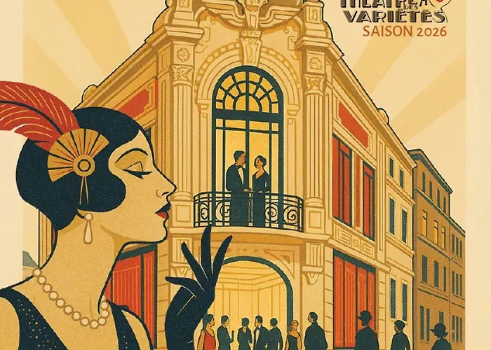 The Theater - View Of The Theatre Des Varietes - Air Conditioning Διαμέρισμα Μπεζιέ